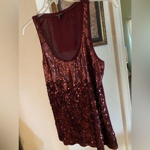 Ladies Size M Sequined Tank Top by Express